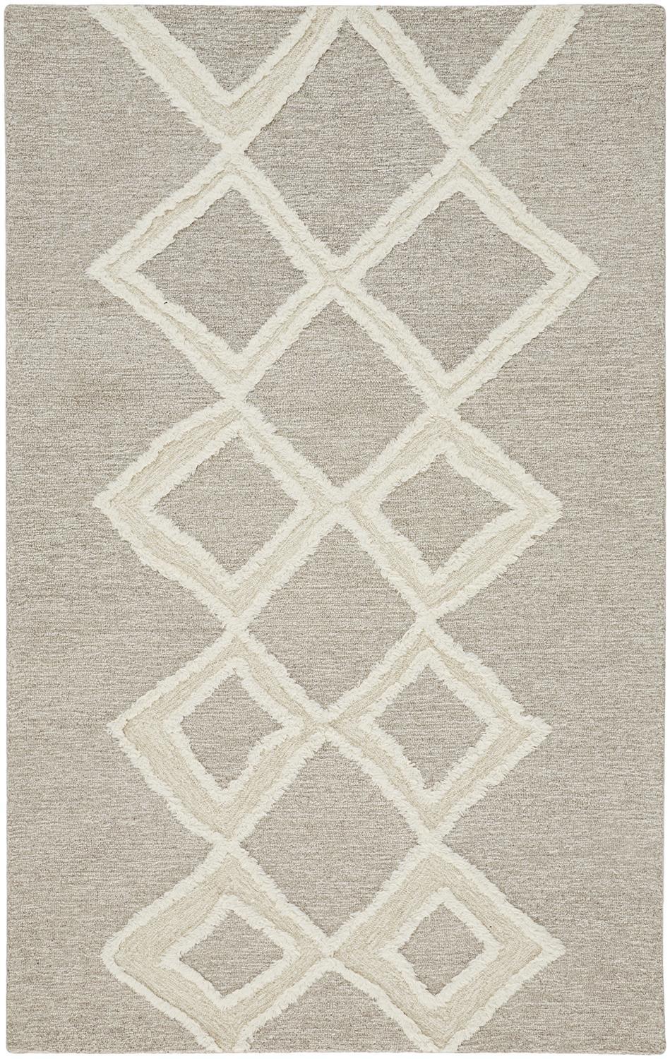 Anica 8009F Taupe/Ivory Rug - Baconco