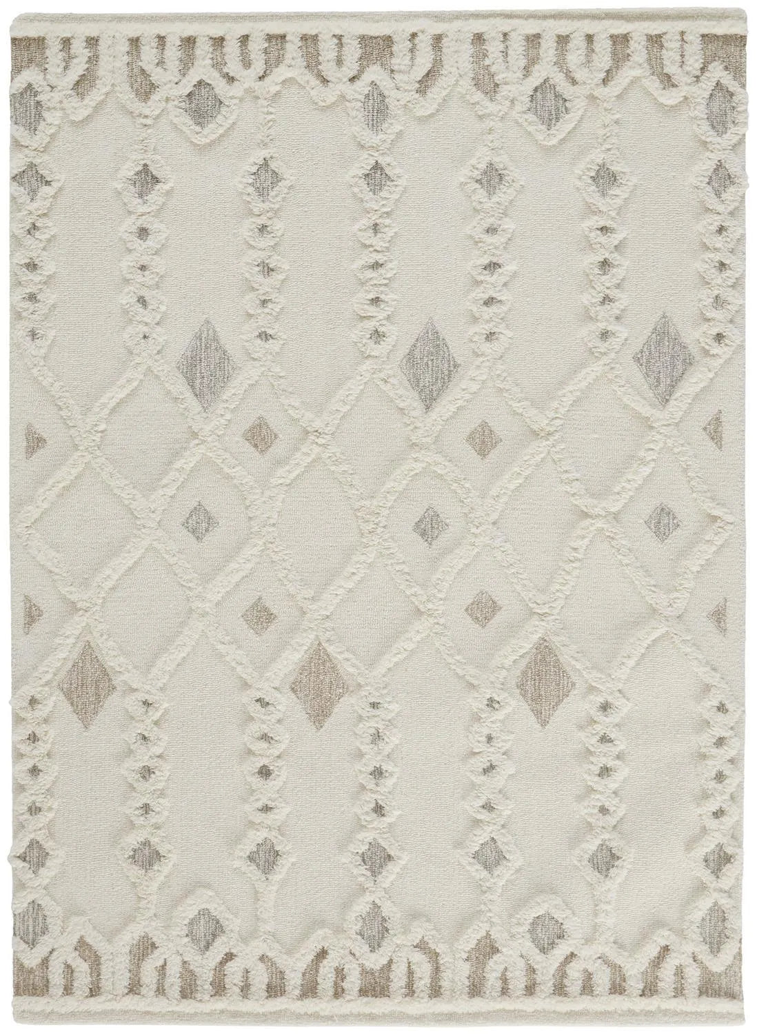 Anica 8011F Ivory/Tan Rug - Baconco