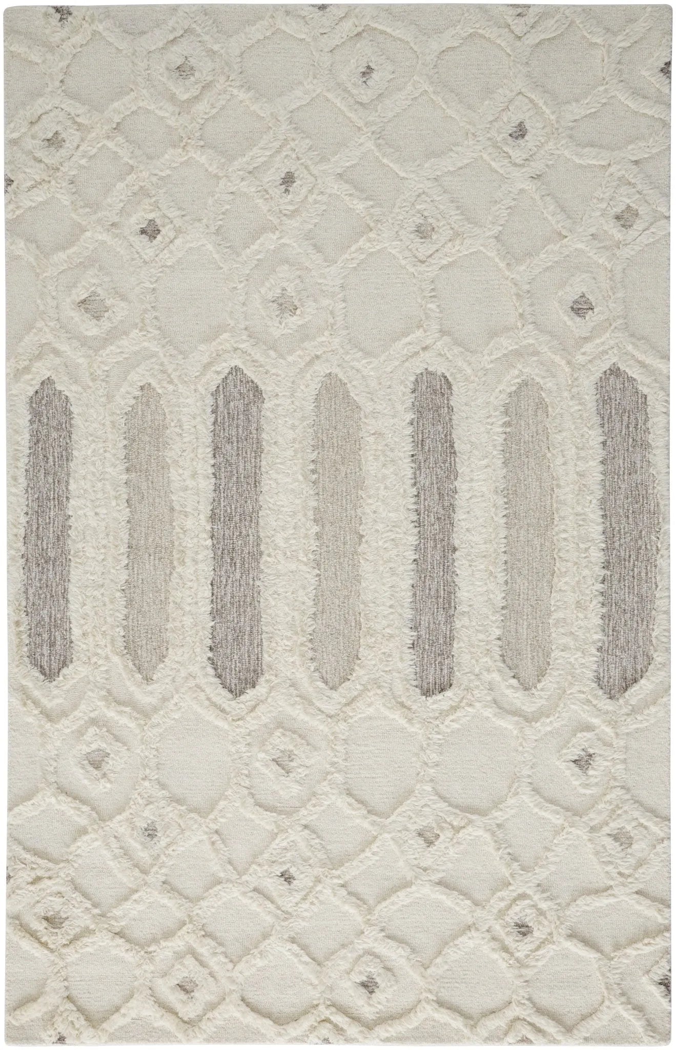 Anica 8013F Ivory/Taupe Rug - Baconco