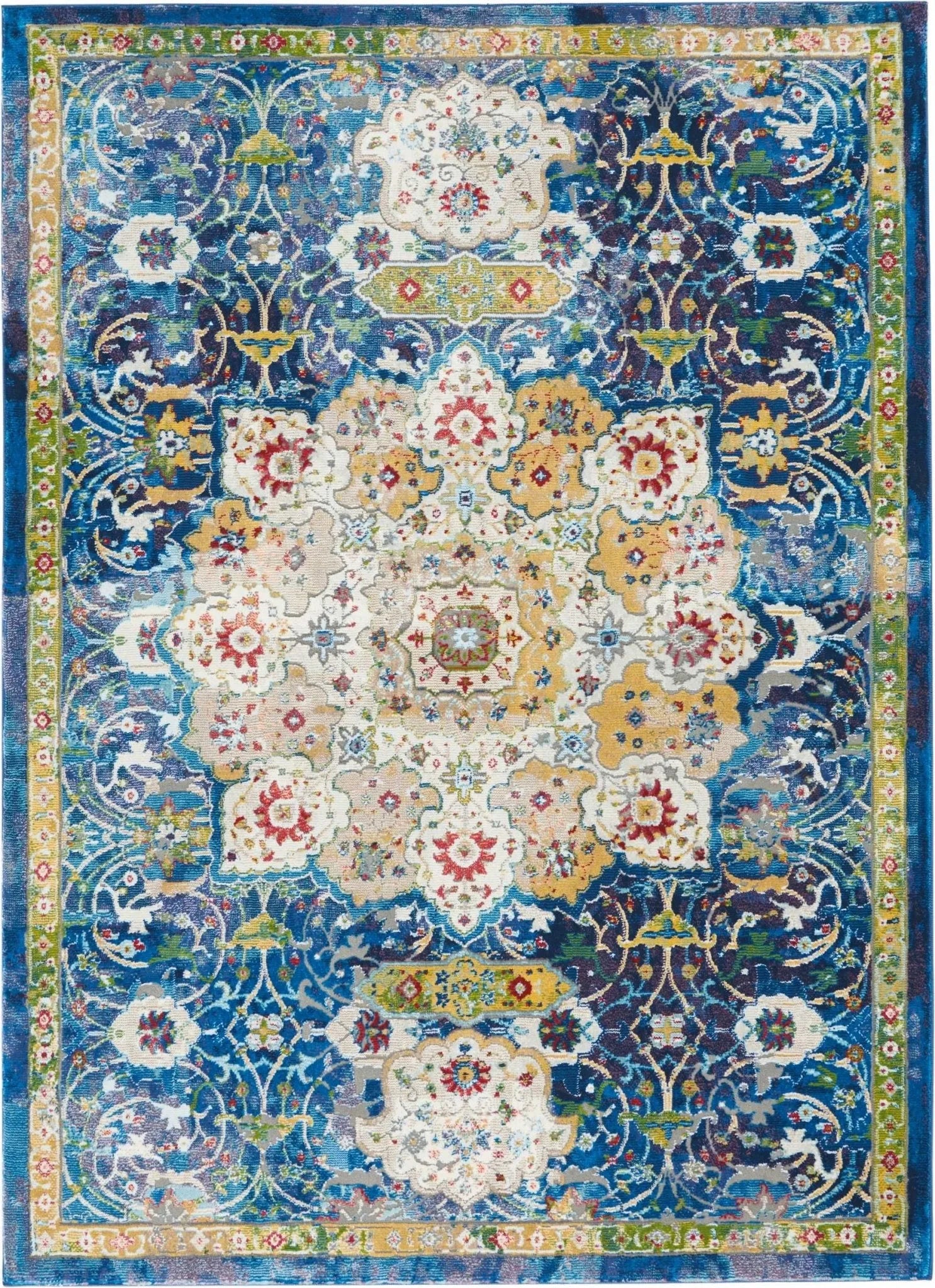 Ankara Global ANR03 Blue Rug - Baconco