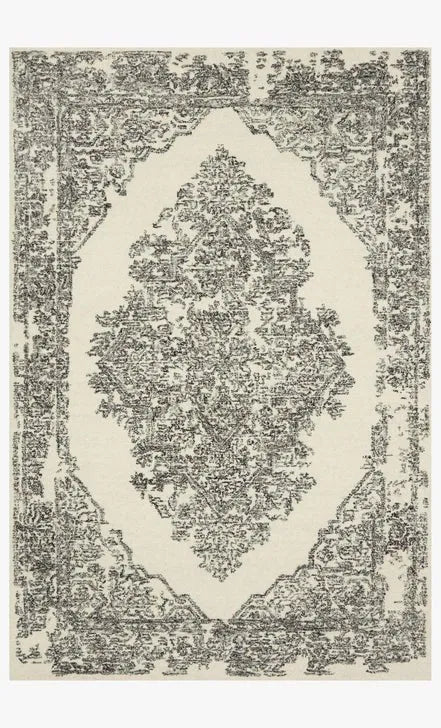 Annie ANN-02 White/Black Rug - Baconco