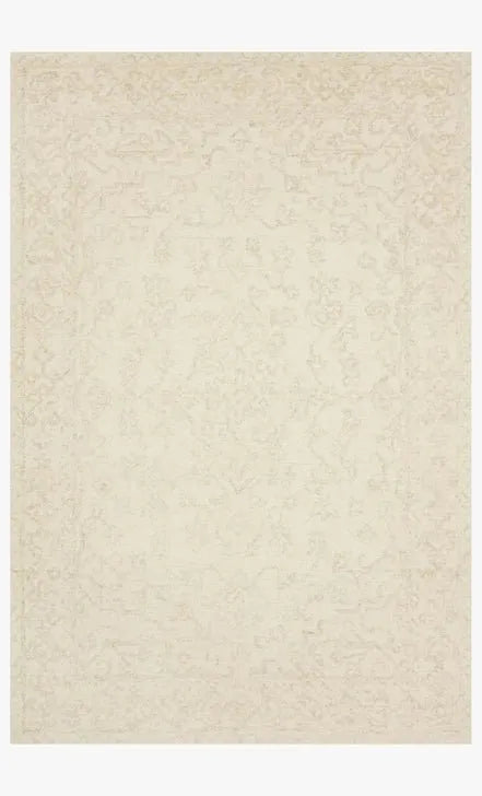 Annie ANN-04 White/Light Grey Rug - Baconco