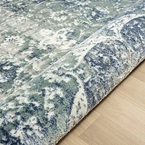 Antalya 82058BTE Beige/Teal Rug - Baconco