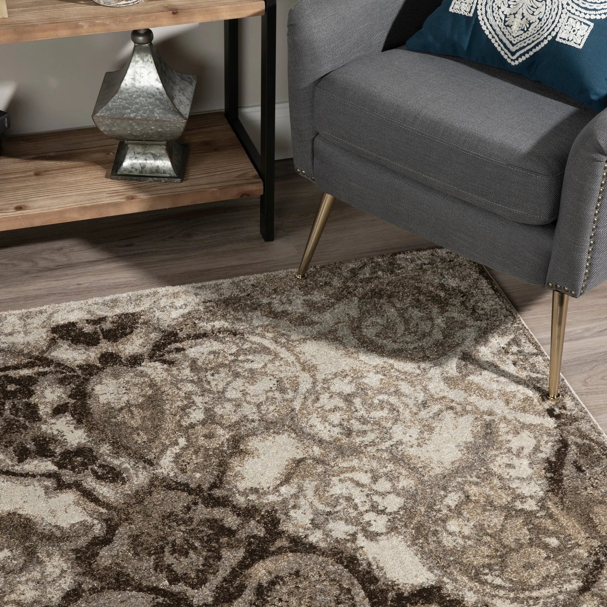 Antigua AN10 Mocha Rug - Baconco