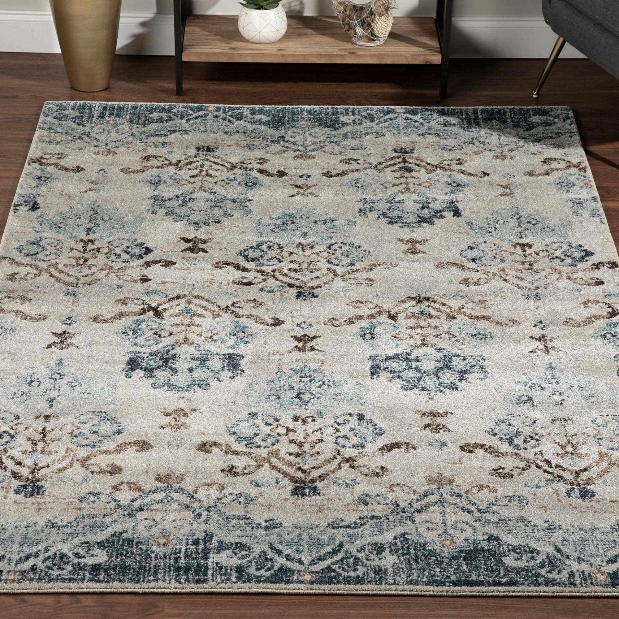 Antigua AN11 Blue Rug - Baconco