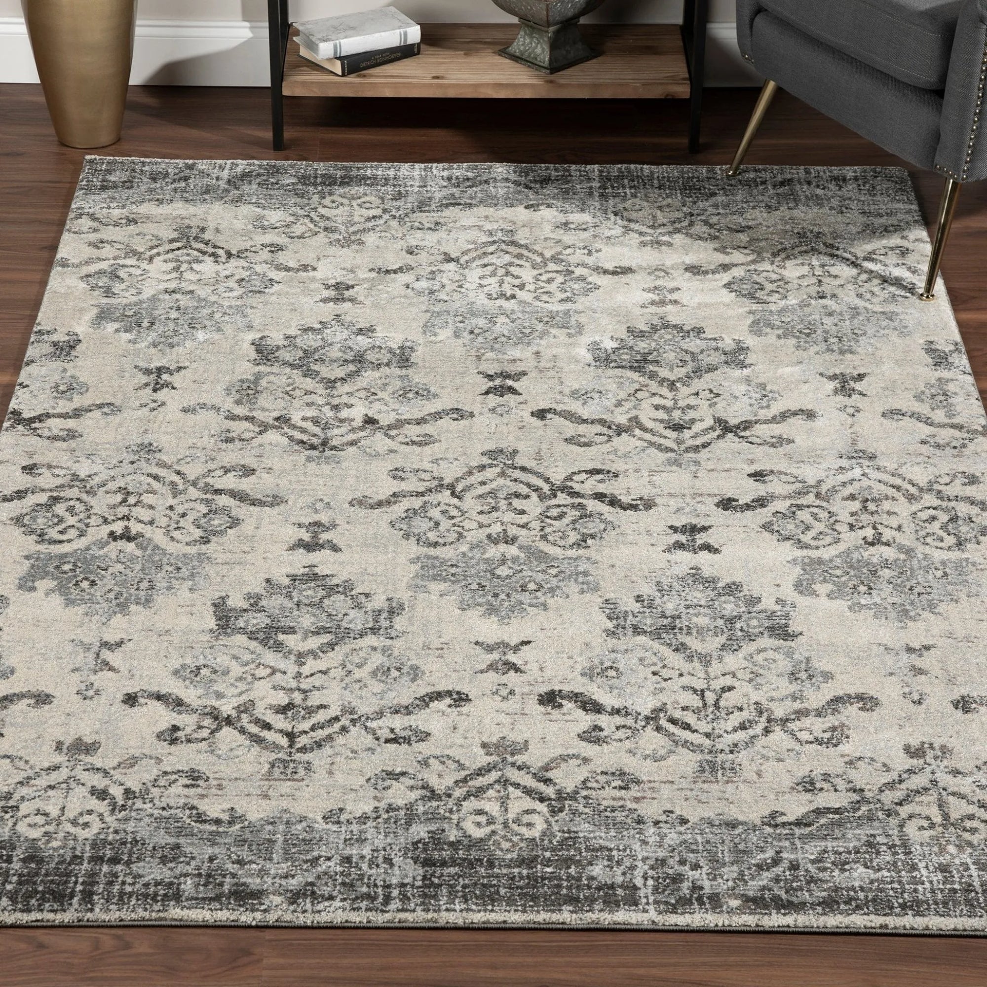 Antigua AN11 Pewter Rug - Baconco