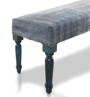 Antique Blue LR99026 Indoor Bench - Baconco