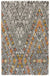 Arazad 8476F Gray/Orange Rug - Baconco