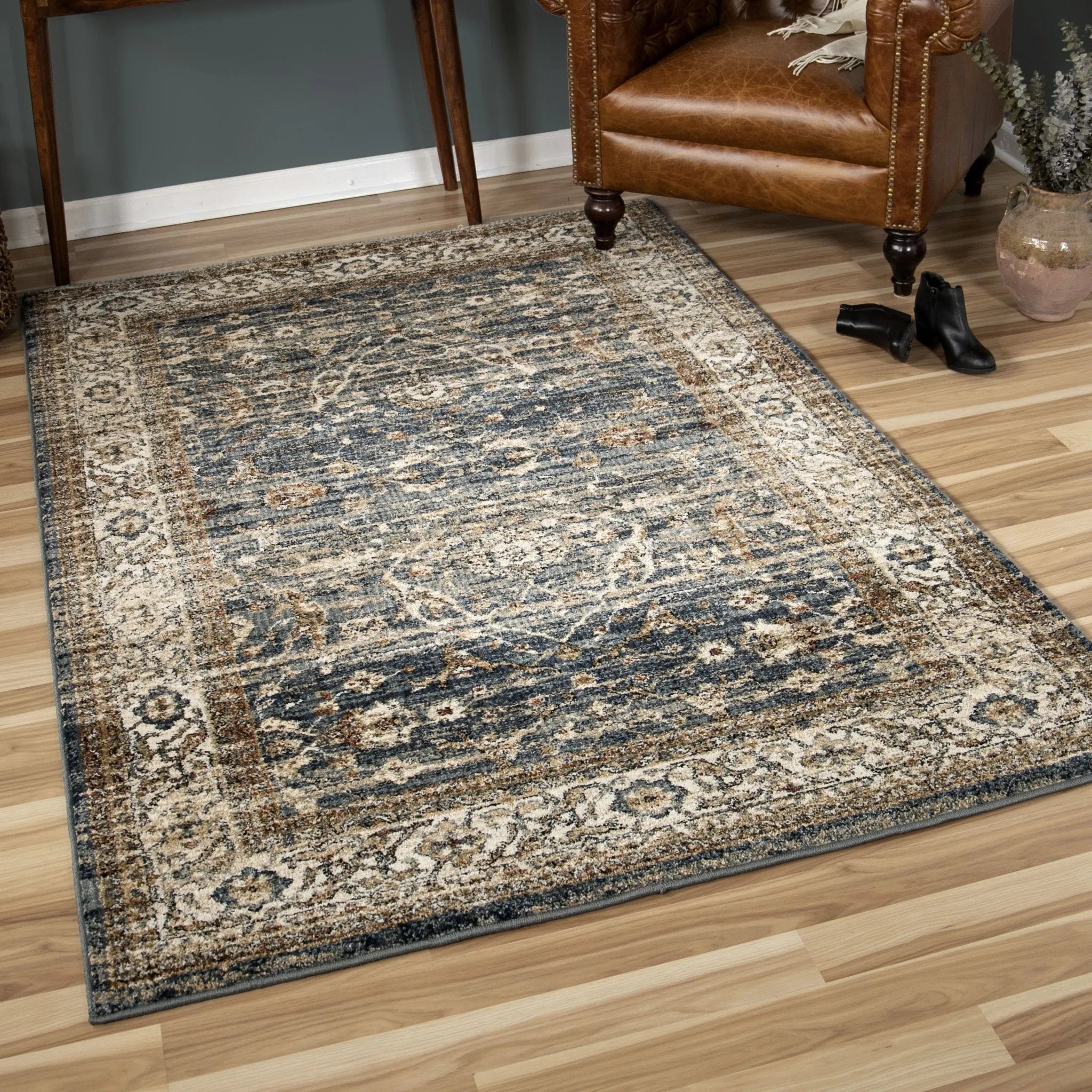 Aria 8201 Ansley Light Blue Rug - Baconco