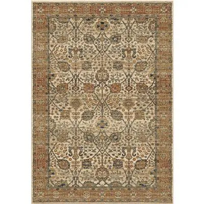 Aria 8221 Tree Of Life Off White Rug - Baconco