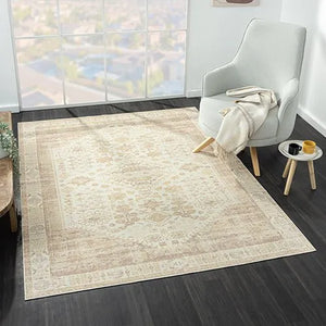 Aria 82425BEI Beige Rug - Baconco