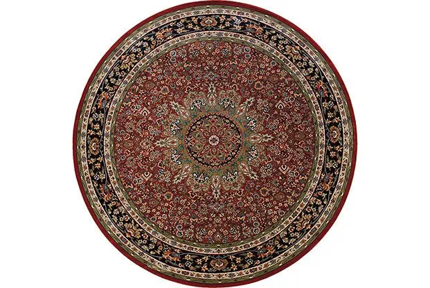 Ariana 116R Red/ Blue Rug - Baconco