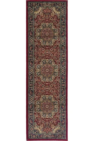 Ariana 116R Red/ Blue Rug - Baconco