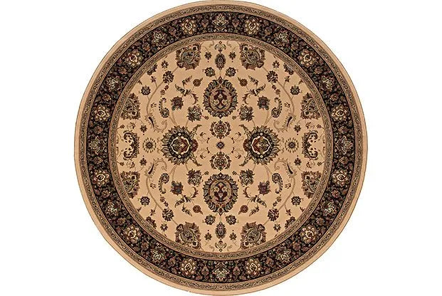 Ariana 130/7 Ivory/ Black Rug - Baconco