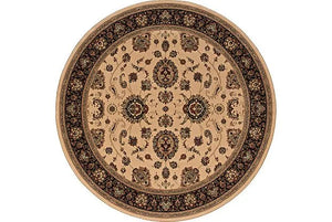 Ariana 130/7 Ivory/ Black Rug - Baconco