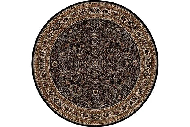 Ariana 213K Black/ Ivory Rug - Baconco