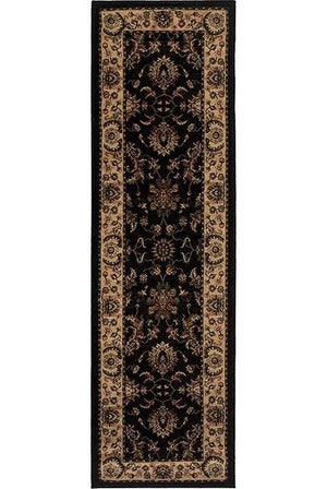 Ariana 311K Black/ Ivory Rug - Baconco