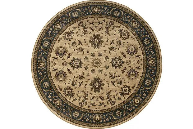 Ariana 311Z Ivory/ Blue Rug - Baconco