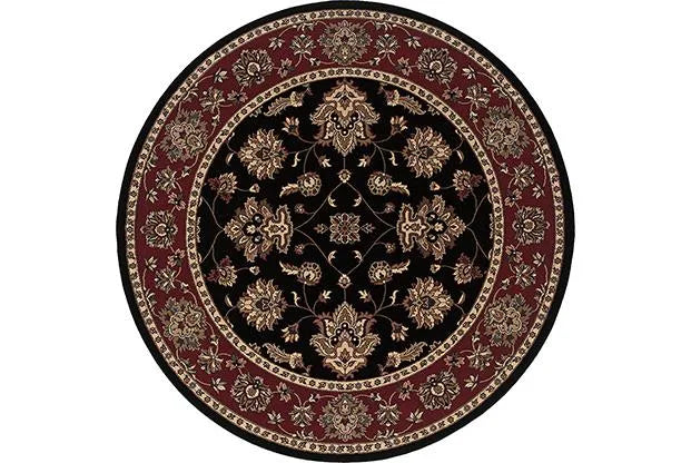 Ariana 623M Black/ Red Rug - Baconco