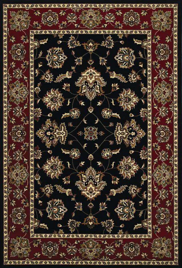 Ariana 623M Black/ Red Rug - Baconco