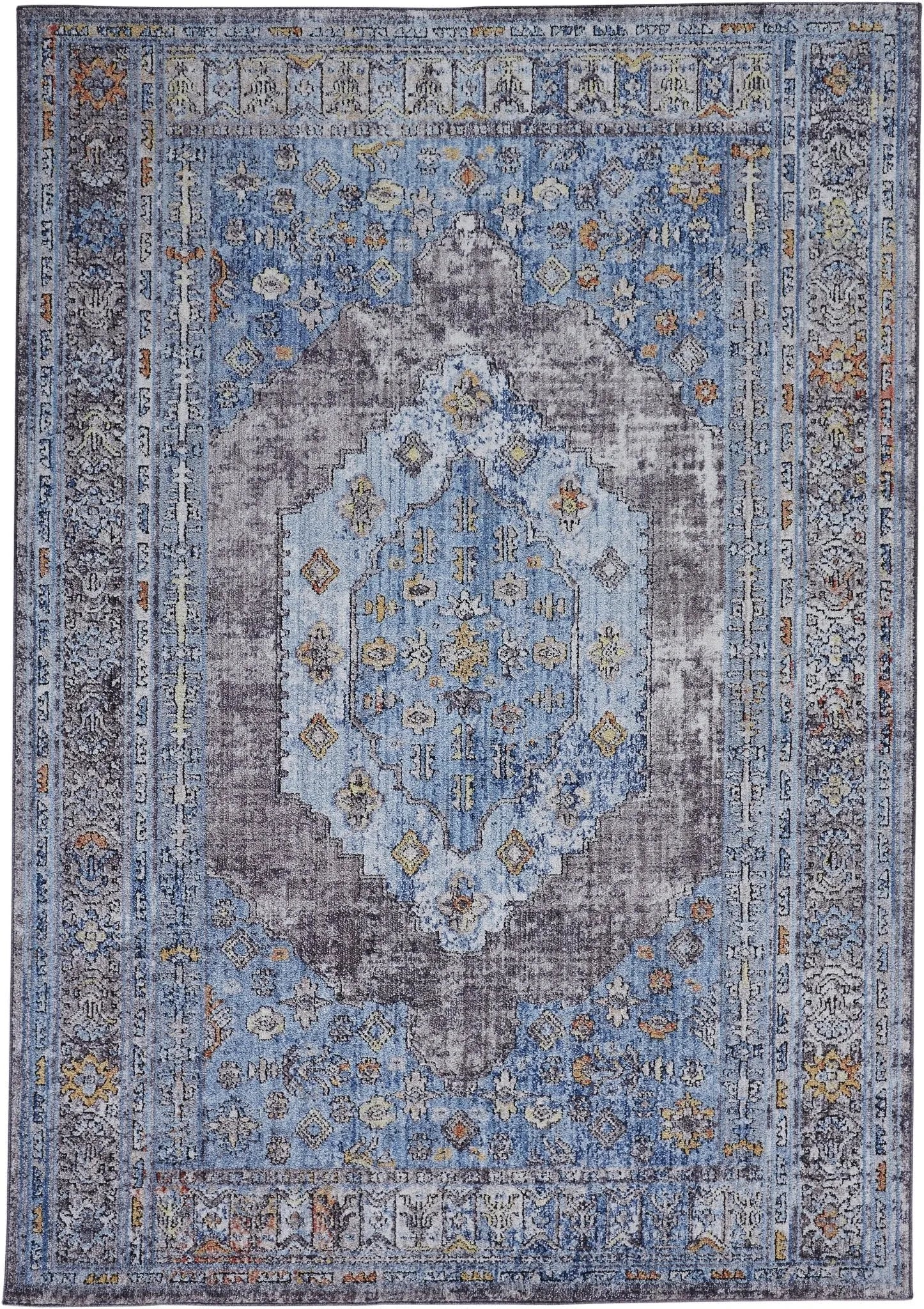 Armant 3912F Blue/Gray Rug - Baconco