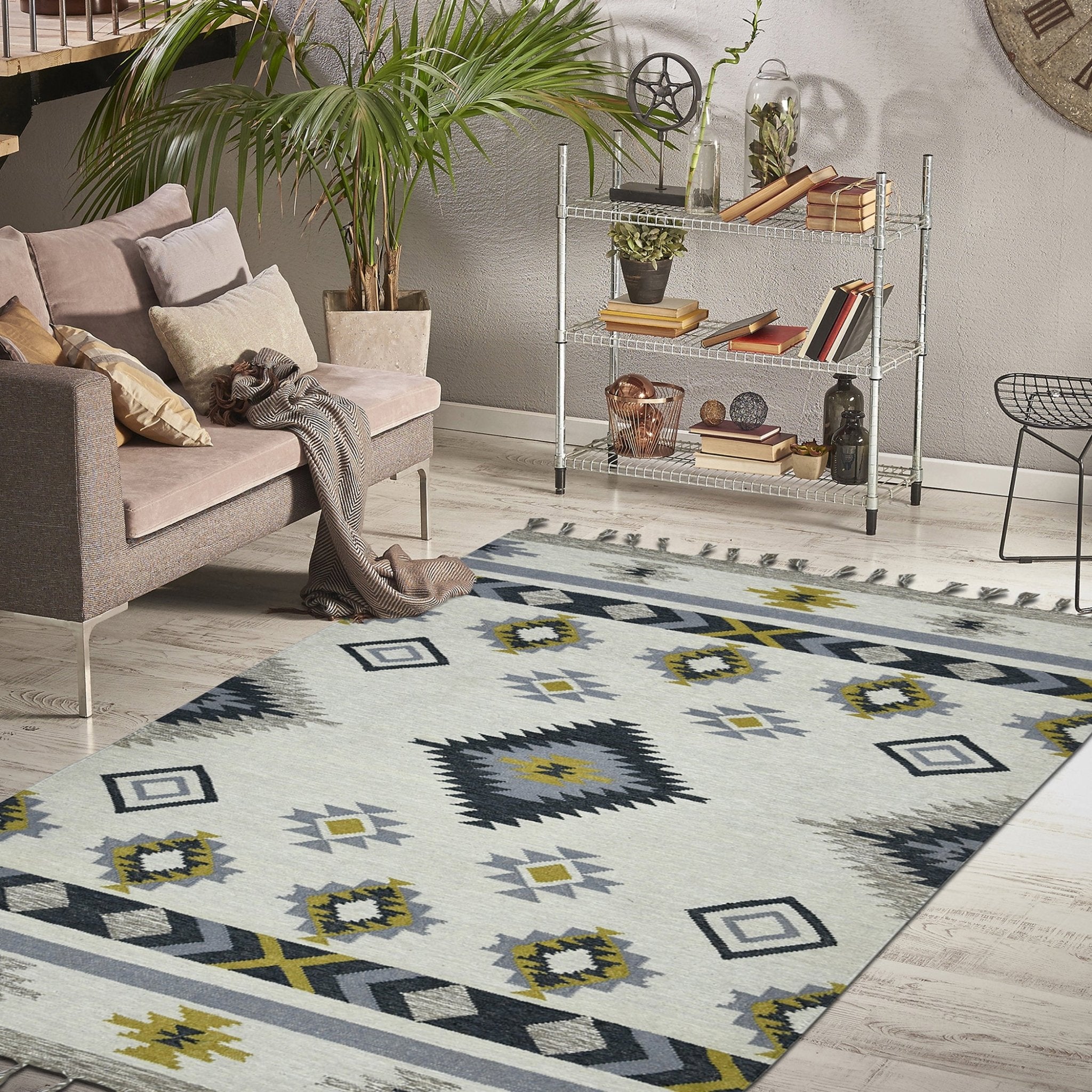 Artifacts ARI-5 Yellow/Ivory Rug - Baconco