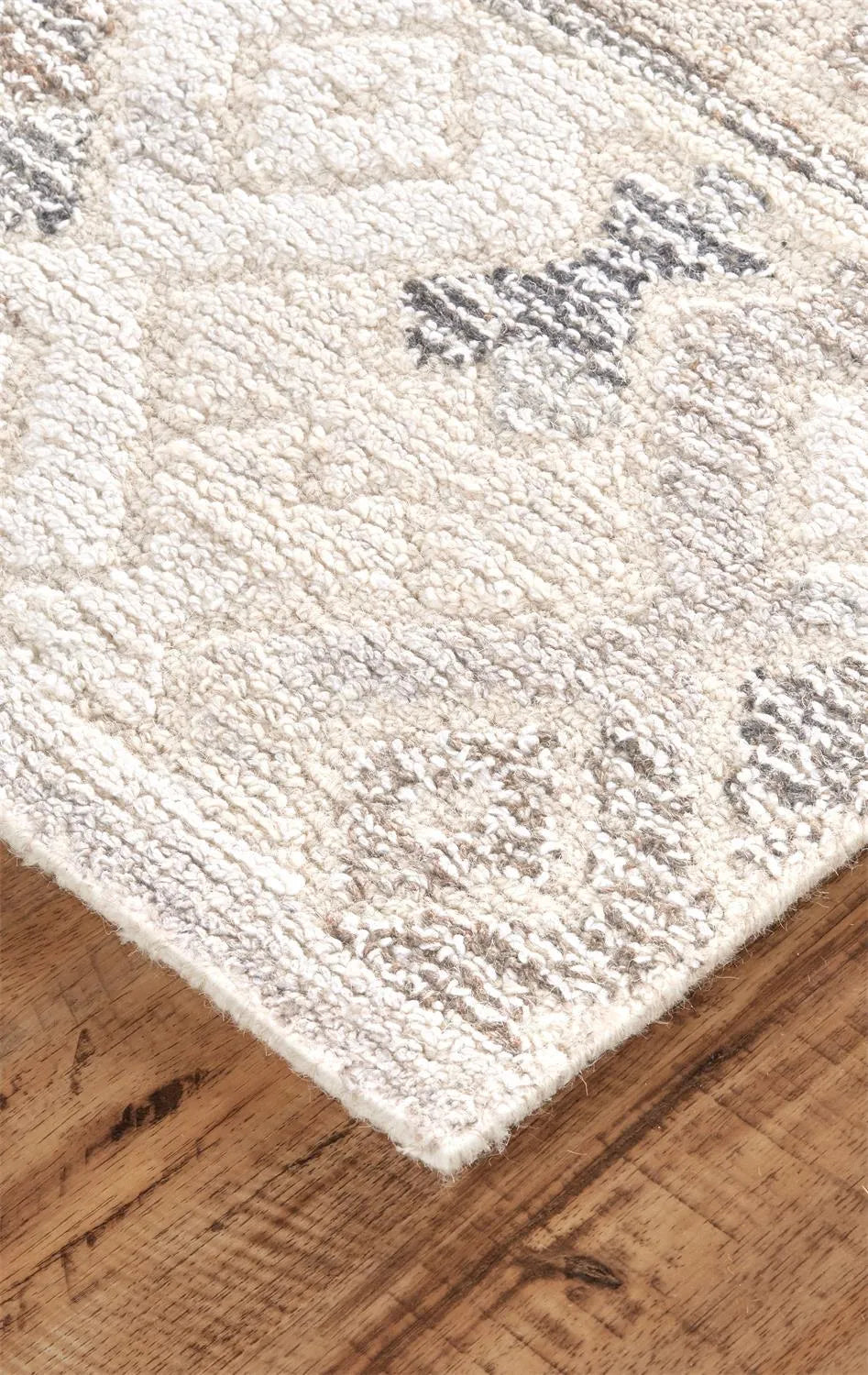 Asher 8770F Ivory/Brown Rug - Baconco