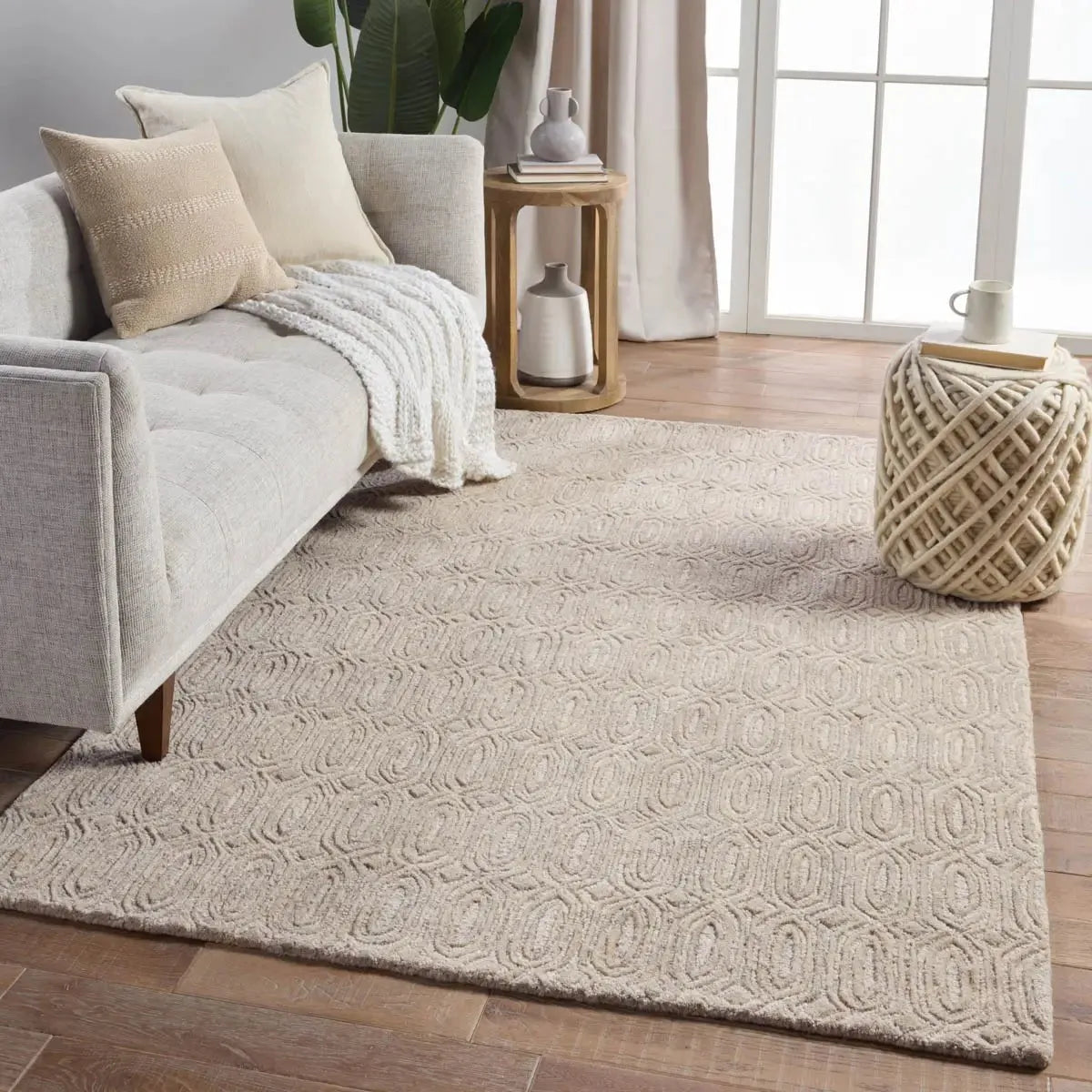 Asos AOS04 Chaise Beige Rug - Baconco