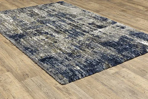 Aspen 2061L Grey/Blue Rug - Baconco