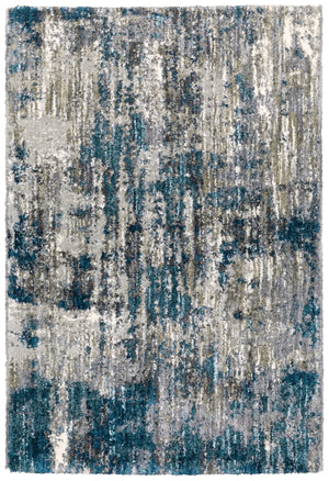 Aspen 2061L Grey/Blue Rug - Baconco