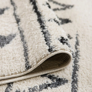 Aspen ASP-3 Cream/Black Rug - Baconco