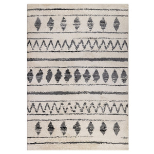 Aspen ASP-3 Cream/Black Rug - Baconco