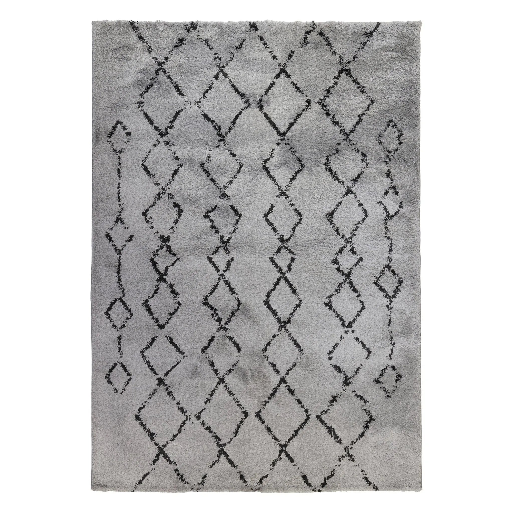 Aspen ASP-4 Grey/Black Rug - Baconco