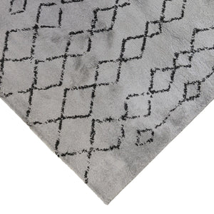 Aspen ASP-4 Grey/Black Rug - Baconco