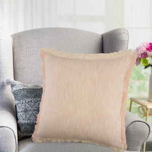 Aspen Lr07613 Peach/Cream Pillow - Baconco