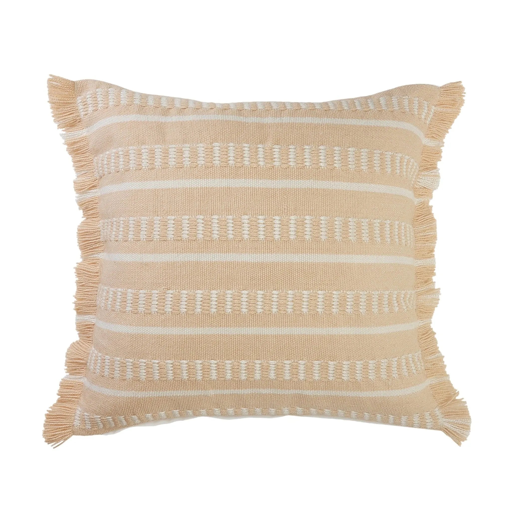 Atlantis Lr07591 Peach/White Pillow - Baconco