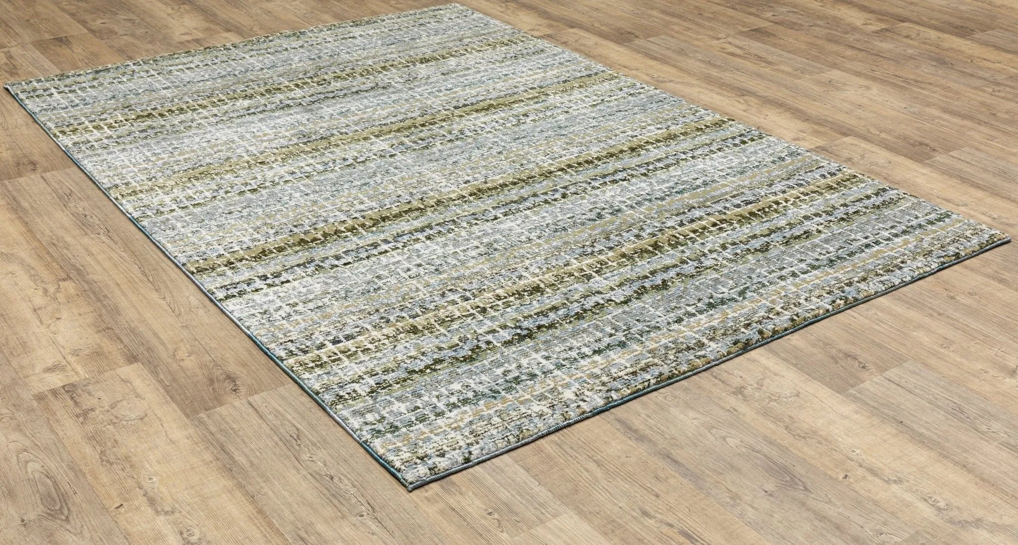 Atlas 747B Blue/Green Rug - Baconco