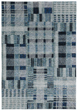 Atlas 752B Blue/Blue Rug - Baconco