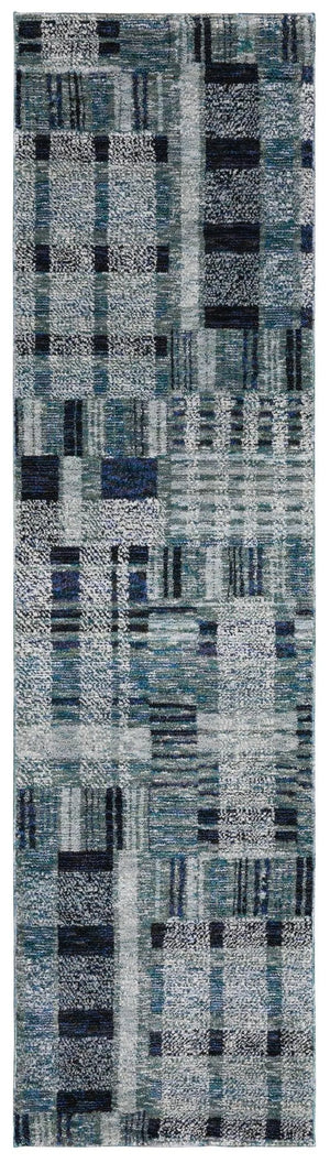 Atlas 752B Blue/Blue Rug - Baconco