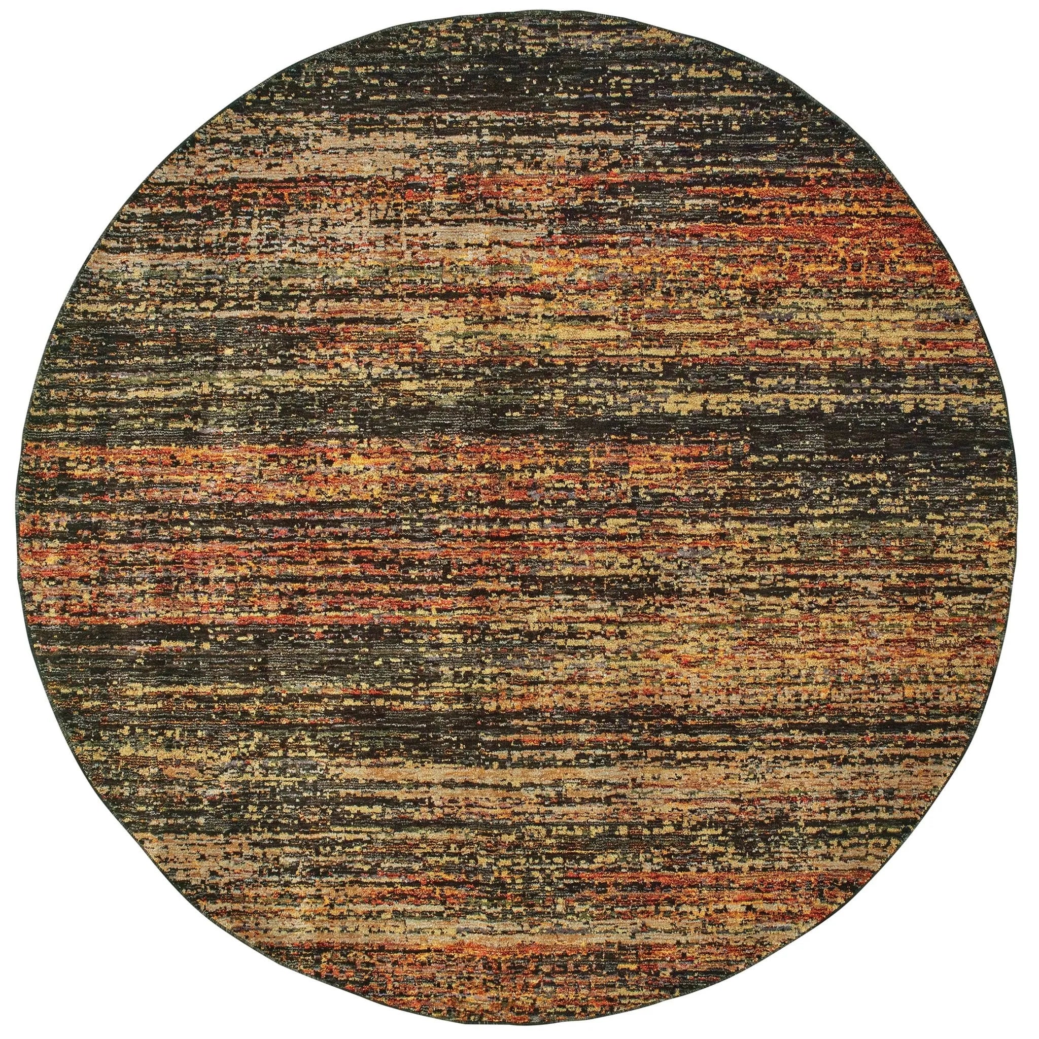 Atlas 8037C Gold/ Charcoal Rug - Baconco