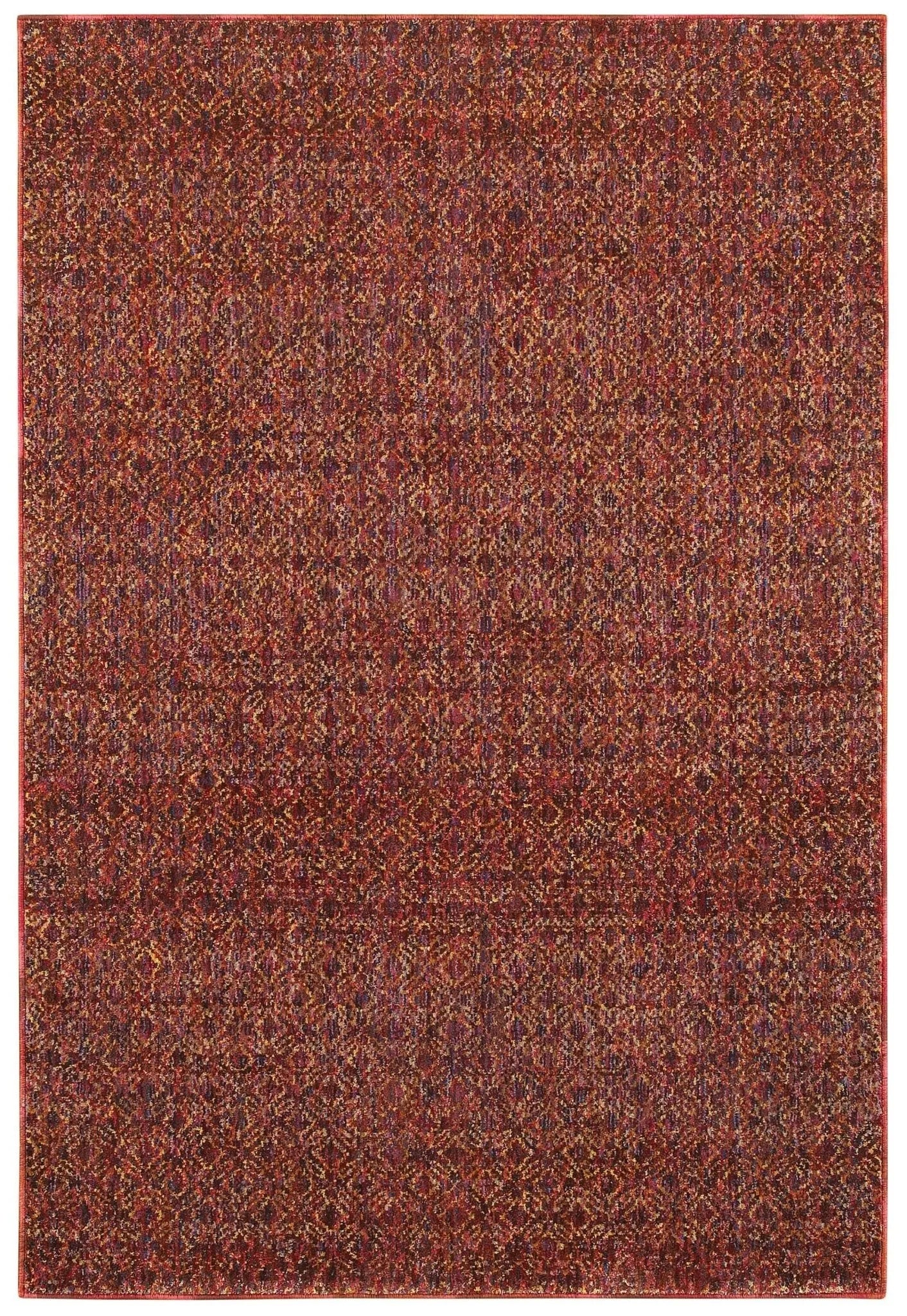 Atlas 8048K Red/ Rust Rug - Baconco