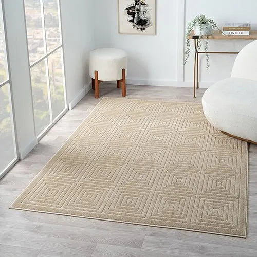 Atlas 82416BEI Beige Rug - Baconco