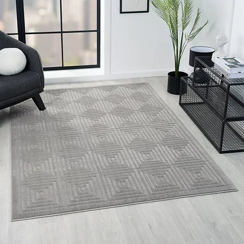 Atlas 82417GRY Grey Rug - Baconco