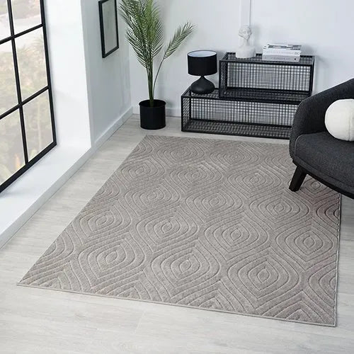 Atlas 82420GRY Grey Rug - Baconco