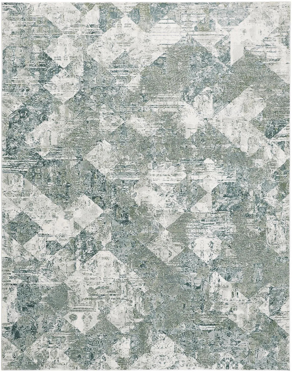 Atwell 3868F Green/Ivory Rug - Baconco