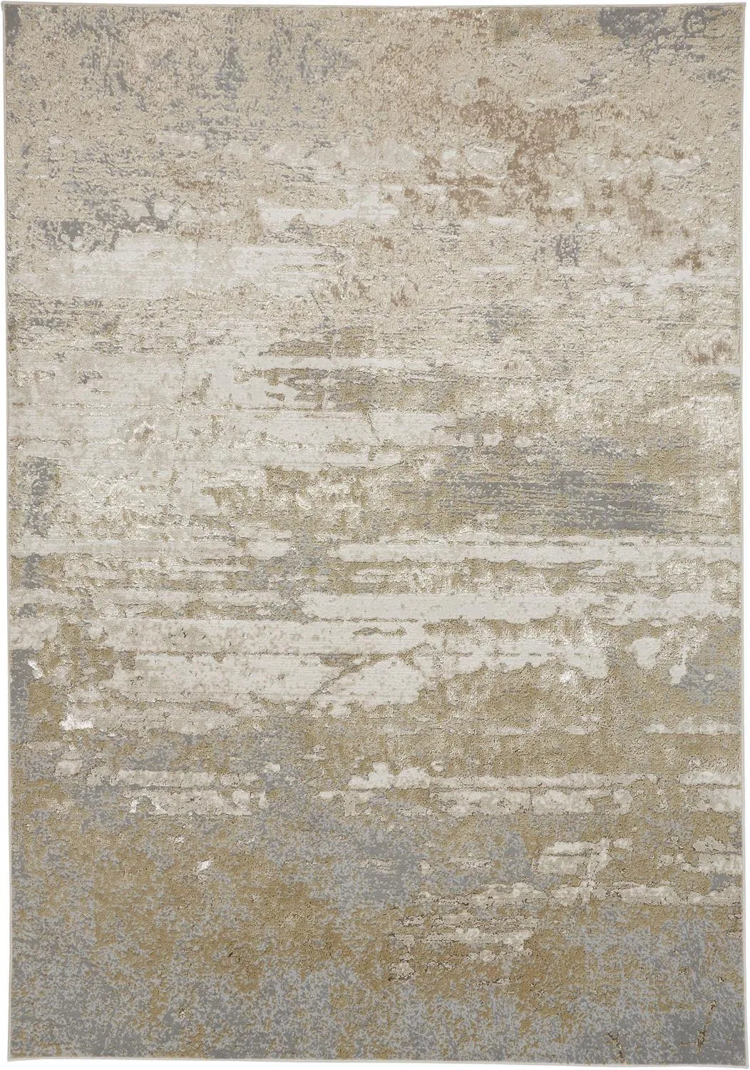 Aura 3567F Beige/Gold Rug - Baconco