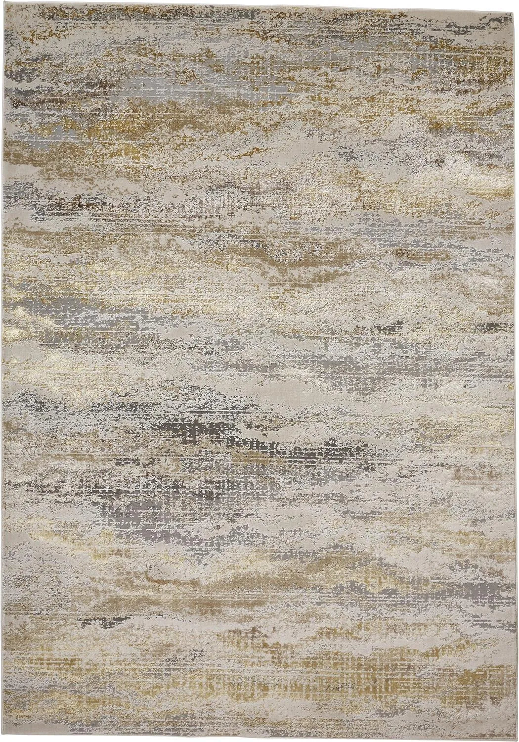 Aura 3735F Beige/Gold Rug - Baconco