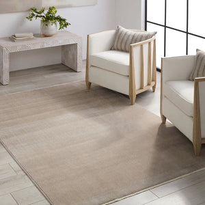 Aura AUR01 Light Tan/Grey Rug - Baconco