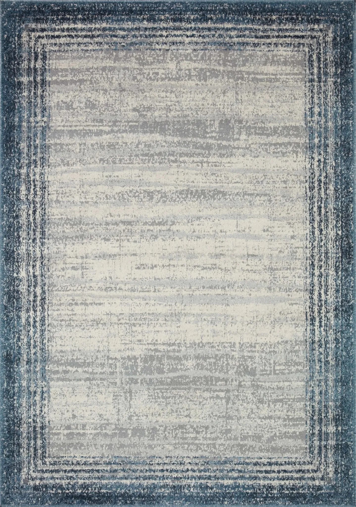 Austen Aus-02 Pebble/Blue Rug - Baconco