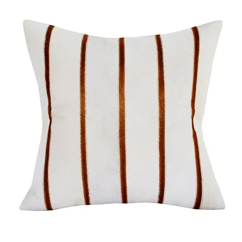 Austin 08140IVB Ivory/Brown Pillow - Baconco